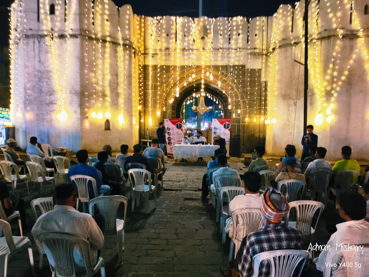 Community harmony gathering with people of different faiths